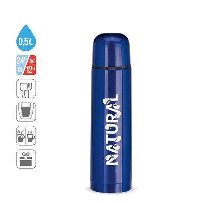 Termo Acero Inoxidable 500mL en Caja