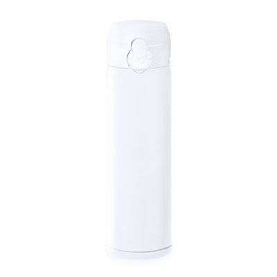 Termo de acero inoxidable doble pared Blanco