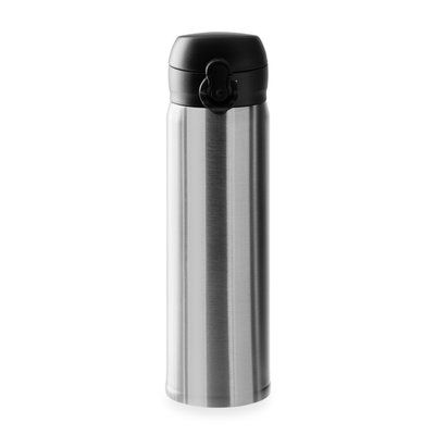 Termo de acero inoxidable doble pared Plata TALLA ÚNICA ADULTO