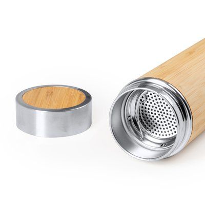 Termo de acero inoxidable con infusor de té