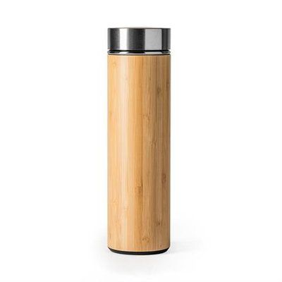 Termo de acero inoxidable con infusor de té