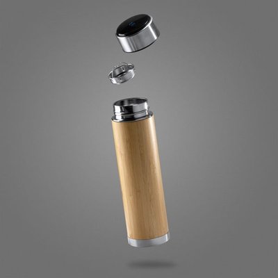 Termo de bambú con infusor