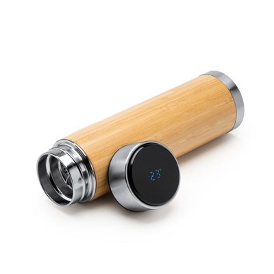 Termo de bambú con infusor