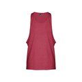 Camiseta Unisex Sin Mangas de algodón Rojo XS