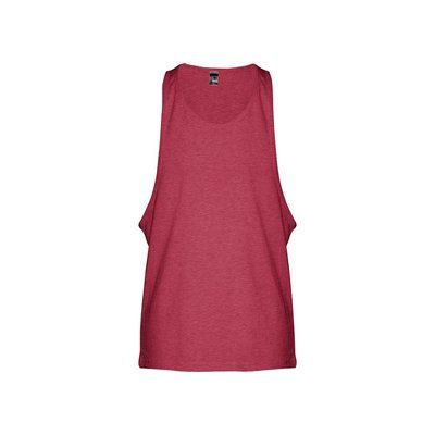 Camiseta Unisex Sin Mangas de algodón Rojo XS