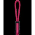 Tirador de cremallera personalizado Black / Fuchsia