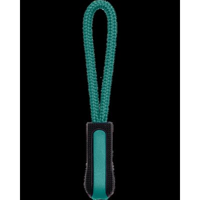 Tirador de cremallera personalizado Black / Kelly Green