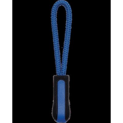 Tirador de cremallera personalizado Black / Light Royal Blue
