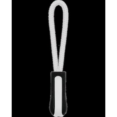 Tirador de cremallera personalizado Black / White