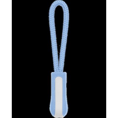 Tirador de cremallera personalizado Sky Blue / White