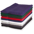Toalla de baño con aro para colgar