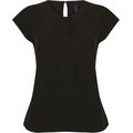 Top cuello plisado Black L