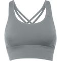 Top Deportivo Transpirable Mujer Gris Claro Xl