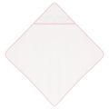 Toalla para bebé con capucha White / Pink