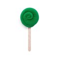Toalla absorbente en forma de piruleta de 20x20cm aprox Nalex Verde