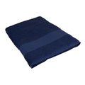 Toalla de baño premium de algodón Azul