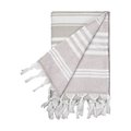 Toalla Pareo Algodón 220g con Flecos Beige