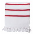 Toalla Pareo de Algodón 300 gr/m2 con Rizo Rojo