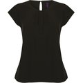 Top cuello plisado Black L