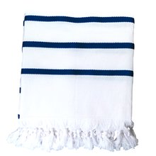 Toalla Pareo de Algodón 300 gr/m2 con Rizo Azul