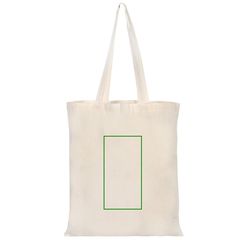 Tote bag asas largas de algodón | Frontal | 120 x 230