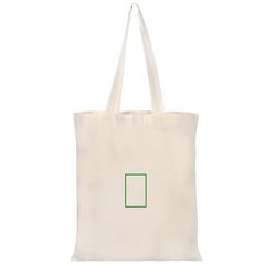Tote bag asas largas de algodón | Frontal | 60 x 95