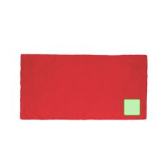 Toalla microfibra absorbente 72x138 cm | En una esquina de la toalla | 100 x 100