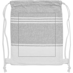 Toalla de playa con bolsa de cuerda | BAG SIDE 2 | 220 x 260