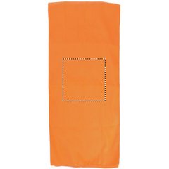 Toalla de deporte con funda de rejilla | TOWEL BACK | 200 x 200