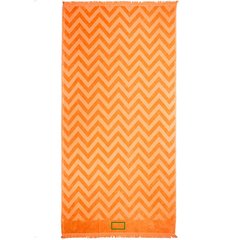Toalla Pareo Zig Zag Algodón Suave 275gr | Frontal abajo | 100 x 60