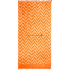 Toalla Pareo Zig Zag Algodón Suave 275gr | Frontal abajo | 400 x 60