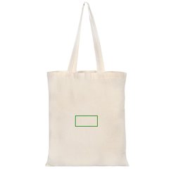 Tote bag asas largas de algodón | Frontal | 100 x 50