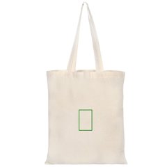Tote bag asas largas de algodón | Trasera | 60 x 95