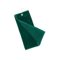 Toalla golf algodón con argolla reforzada Verde Oscuro