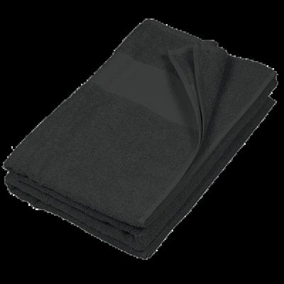Toalla de baño 70 x 140 cm de algodón Dark Grey