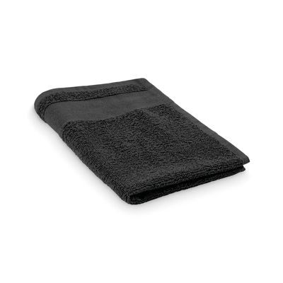 Toalla de rizo algodón 30x50cm Negro