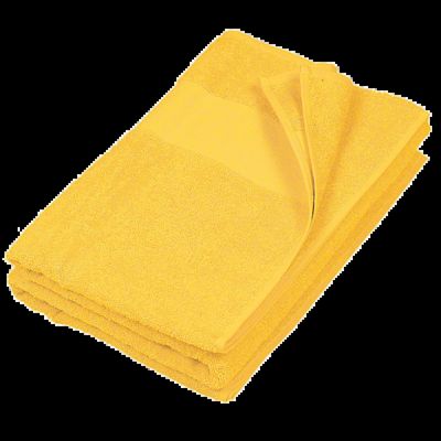 Toalla de baño 70 x 140 cm de algodón True Yellow