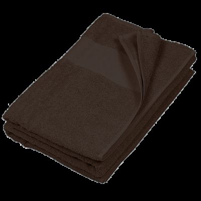 Toalla de baño 70 x 140 cm de algodón Chocolate