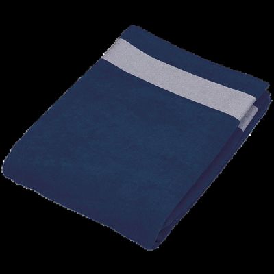 Toalla de playa Navy / White