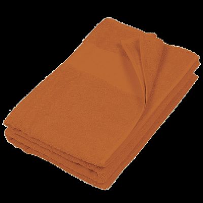 Toalla de baño 70 x 140 cm de algodón Burnt Orange