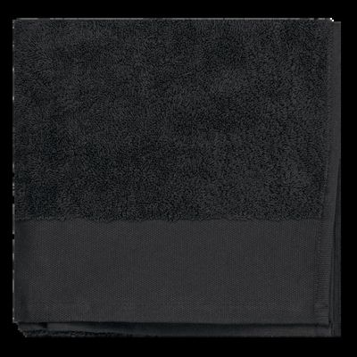 Toalla de algodón orgánico 100x50 cm Black