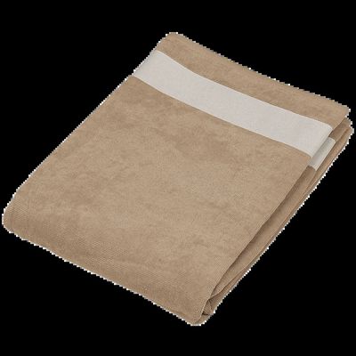 Toalla de playa Beige / White