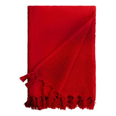 Toalla 80x160 cm de Algodón y Poliéster Rojo