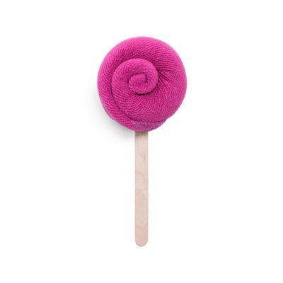 Toalla absorbente en forma de piruleta de 20x20cm aprox Nalex Fucsia