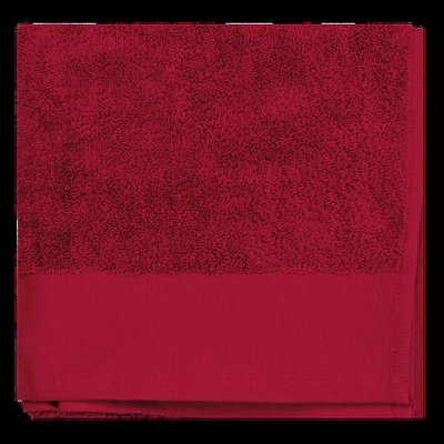 Toalla de algodón orgánico 100x50 cm Hibiscus Red