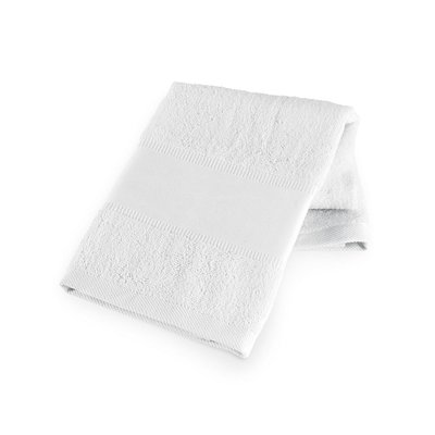 Toalla deportiva de algodón Blanco