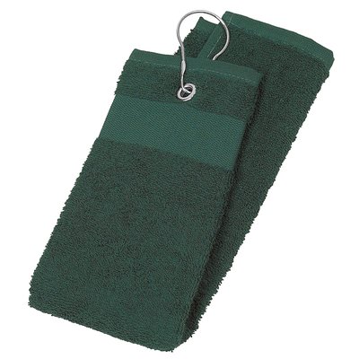 Toalla Golf Algodón con Gancho Verde