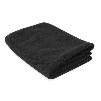 Toalla de mano microfibra con funda auto-cierre Negro Talla Única Adulto