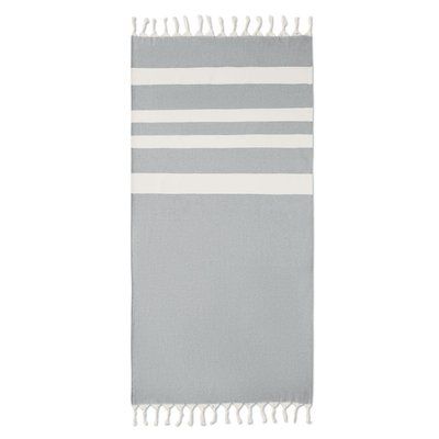 Toalla de Playa Pareo 75x150cm Gris Piedra
