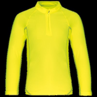 Top deportivo infantil de manga larga Fluorescent Yellow 6/8 ans